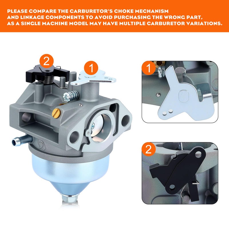 HIPA GCV190 HRX217 Carburetor for Honda GCV 190 GCV190LA GCV190A Engine HRX 217 HRB217 HRX217K1 HRX217K2 Lawn Mower Replace 16100-Z0Y-813 Pressure Washer - Image 2